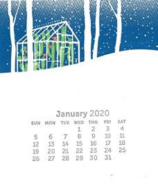 Ilee Letterpress Calendar